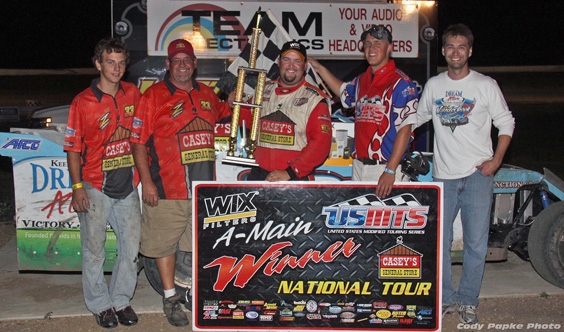 VanderBeek puts Victory Junction mount in victory lane at Casino Speedway VanderBeek puts Victory Junction mount in victory lane at Casino Speedway